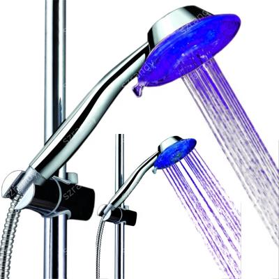 China Without Water Powered Shower Doubles Water Jets Single Blue LED Sanirary Items For Christmas Gift for sale