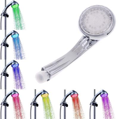 China Without Switch 7 Colors Gradually Change Led Light New Shower Head With Color Gift Box for sale