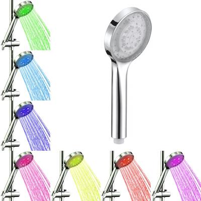 China Amazing And Exciting 7 Colors LED No Switch Massage Showerhead for sale