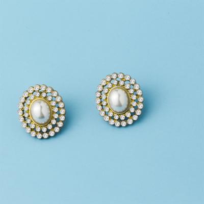 China TRENDY fashion jewelry 2020 brand new earrings women new pearl stud earrings for sale