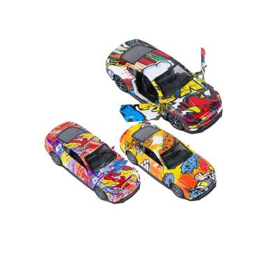 China 1:32 Color Hot Selling Friction Toy Amazon Hit Mini Car Alloy Toys For Children Pull Back Car for sale