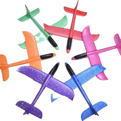 China Children Fun Toys Amazon Success Promotion 48cm EPP Hand Thrown Airplane Mold Bird Sliding Toy for sale