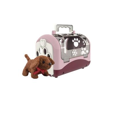 China Popular Plush Amazon Hit Game House Toys Pet Vet Toy Cage Plush Dog Toy For Child for sale