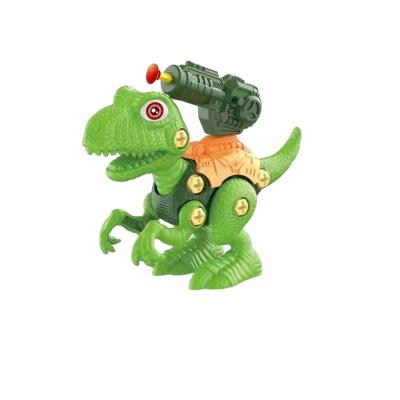 China Upgrade new manual item hot sale manual kid's capacity disassembly assembly plastic educational diy cute dinosaur toy set children for sale