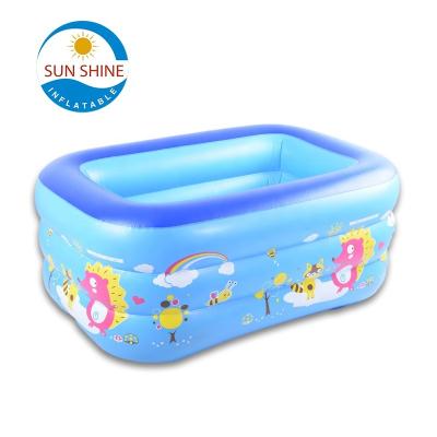 China Outdoor Sunshine 210cm 82 Inch Swimming Pool PVC High Quality Adult Plastic Deep Pool for sale