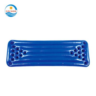 China Water Sun OEM PVC Pool Party Custom Swimming Raft and Lounge Inflatable Table Floating Beer Pong Pool Float for sale