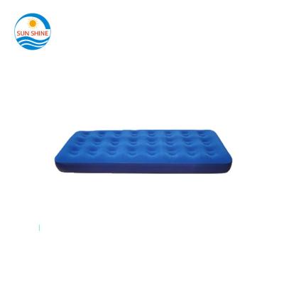 China PVC Foldable Comfortable Inflatable Single Air Bed, Floor Air Bed Mattress, Inflatable Travel Air Bed Mattress for sale