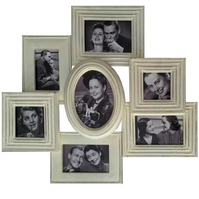 China House decoration 5x7 picture frame collage, display pictures 4x6 with mat or 5x7 without mat, multi view photo collage for wall or table top for sale