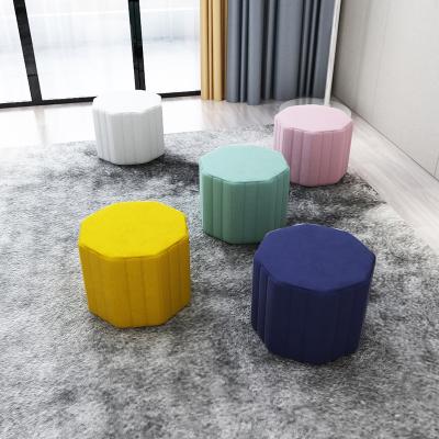 China Nordic Premium Makeup Stool Makeup Chair Bedroom Sofa Stool For Changing Shoes Cloth Stool for sale