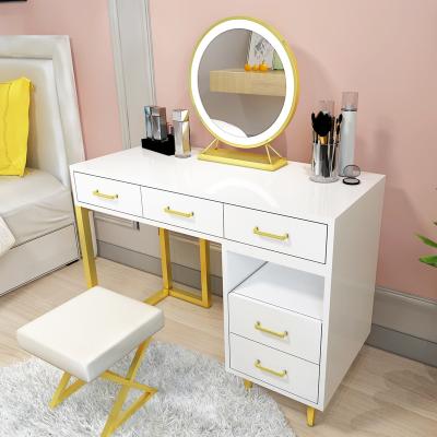 China Solid wood luxury modern minimalist dressing table (the other) light Nordic adjustable bedroom small for sale