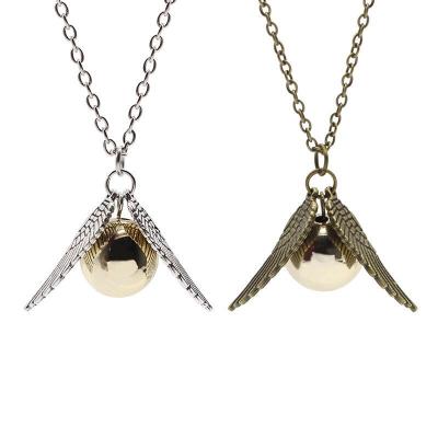 China CLASSIC death hallows gold snitch necklace wholesale for sale