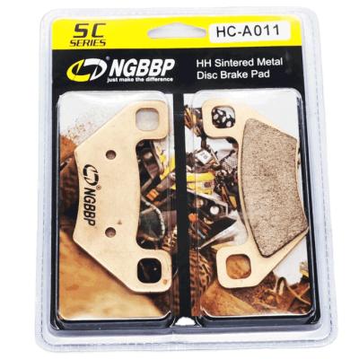 China NGBBP FA395 Sintered Copper Factory Price Sintered ATV Brake Pad For CAT 250 Wildcat 1000i GT KYMCO ATV MXU 450 ARCTIC POLAR STAR Hawkeye 300 for sale