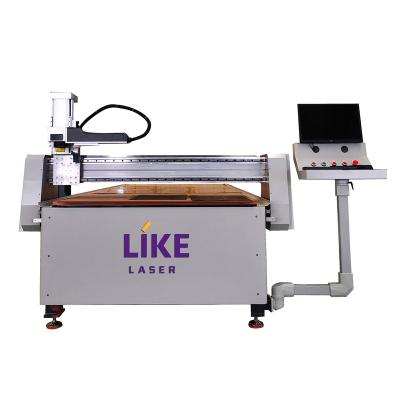 China Large size laser marking machine engraving machine glass/sand glass blasting device for mirror paint removal for sale