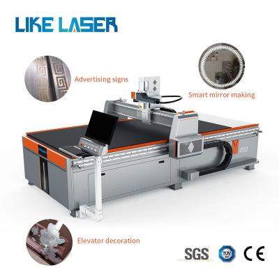 China Ultra-large Conductive Coated Glass Marking Deep Format Laser Etching Machine For Solar/Photovoltaic/ITO/Low-E Glass Plotting Engraving for sale