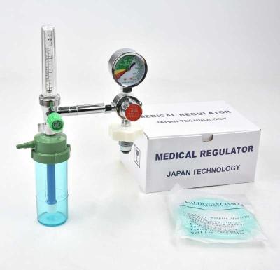 China Medical Oxygen System Oxygen Regulator Gauge With Gas Flow Meter Oxygen Cannulas for sale