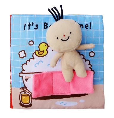 China 4sheets=8pages Hot Selling Cloth Baby Toys Early Felt Education Toys Baby Cloth Educational Book Infants Infants Toys For Children for sale