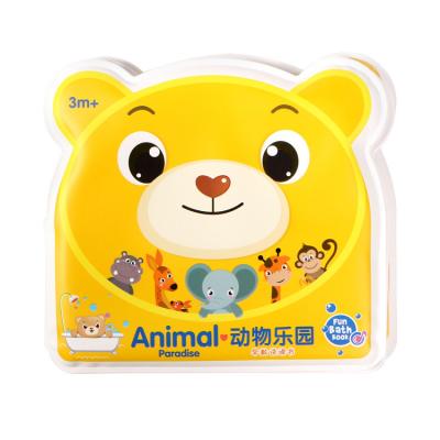 China Toy Manufacture Cartoon Printed EVA Waterproof Baby Bath Book Soft Plastic Play Book For Kids for sale