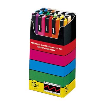 China Paint Fine Point 0.9-1.3 mm 15 Uni Colors Art 1pc Ball Available Posca PC-3M/5M Marker Pen Ss for sale