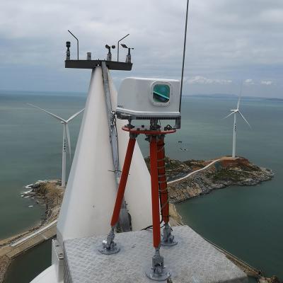 China IP54 Sistema de Lidar de Vento 0,1 m/s Precisão da Velocidade do Vento 4-Feixe Ângulo Horizontal 30° Ângulo Vertical 10° à venda