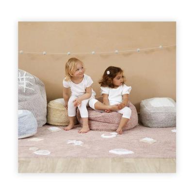 China Washable Pink Mat For Girls Kids Play Mat Carpet Baby Cute Children'S Game Blankets for sale