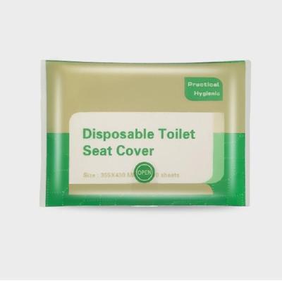 China Portable Premium Disposable Travel Flushable Toilet Seat Cover Paper Disposable Manufacturers for sale