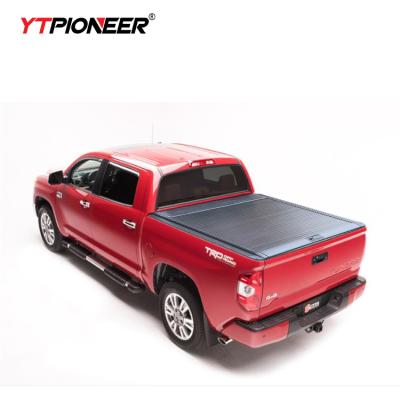 China YTPIONEER Hard Aluminum Aluminum Pickup Bedspread Tonneau Retractable Manual Cover For Toyota Tundra 2003-2020 for sale