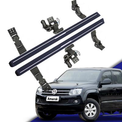 China High Quality Aluminum Plastic Alloy+PP Aluminum Alloy Three-Year Warranty Auto Running Boards Power Side Steps For VW Amarok 2015+ for sale