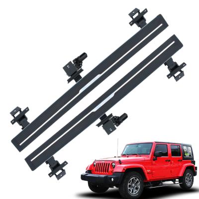 China Electric Waterproof Electric Side Step Running Panel Power Step For Jeep Wangler Sahara Rubicon JK Four-Door 2011+ Version for sale