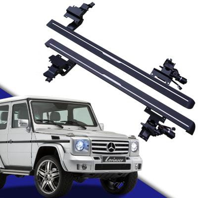 China Aluminum Waterproof Auto Retractable Auto Power Running Board Electric Side Step For Mercedes Benz G500 G Class G55 G63 G65 W464 for sale