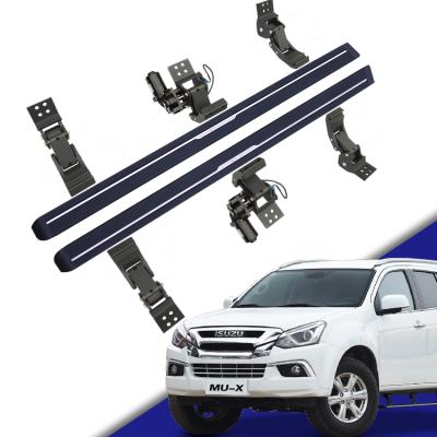 China High Quality Electric Aluminum Alloy Side Stepper Power Running Boards Power Side Steppers For Isuzu MU-X 2015+ for sale