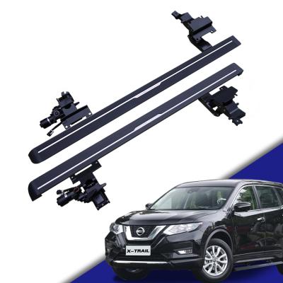 China Aluminum Alloy Design Waterproof Car Auto Retractable Power Running Board Auto Electric Side Step For Nissan X-Trail 2016-2021 for sale