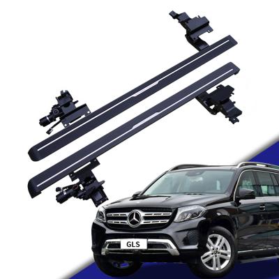 China Aluminum Alloy Design Waterproof Auto Retractable Car Power Running Board Auto Electric Side Step For Benz GLS 2014-2021 for sale