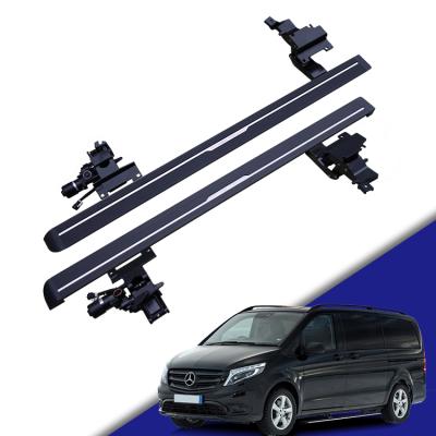 China Aluminum Alloy Electric High Quality Retractable Running Boards Power Running Boards Electric Side Step For Mercedes Benz Vito 2010+ for sale