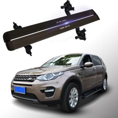 China Long Warranty Aluminum Plastic Waterproof Dust Proof Electric Side Step Electric Alloy+PP Board Step For Land Rover Freelander for sale