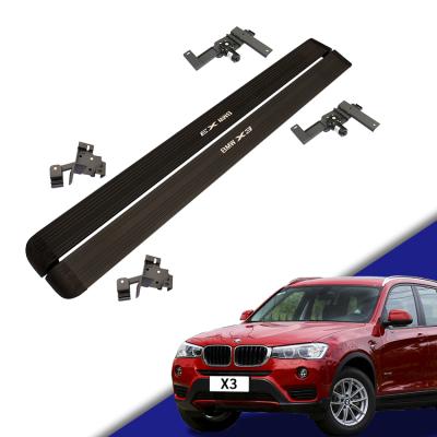 China High Quality Aluminum Alloy Aluminum Alloy Running Tips Power Auto Electric Side Steps For BMW X3 2014-2020 for sale