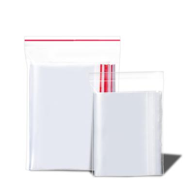 China Transparent Sealed Plastic Food Promotion Price Bag PE Zipper Bag Zipper Bag for sale