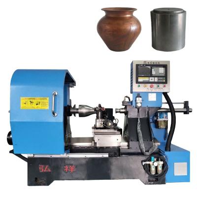 China Mrocessing Hotels Semi-automatic CNC Spinning Lathe Machine Equipment for Iron Spinning Products Processing for sale