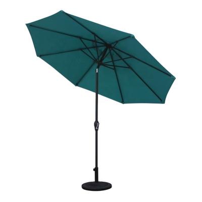 China Durable 9' Ft Table Umbrella 2.7M Outdoor Patio Lounge Parasol Market Umbrella With Crank And Tilt Waterproof UV Protection for sale