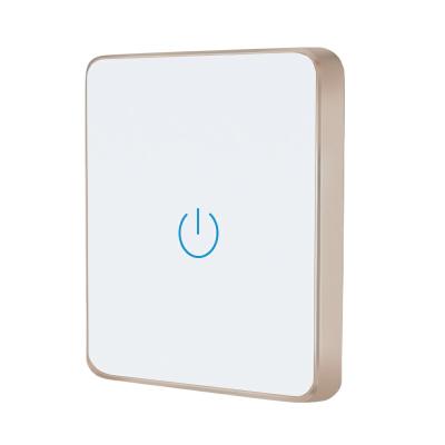 China Residential Zigbee Wireless Remote Control Smart Light Switches Wall Alexa Voice Control Touch Screen Electrical Switch for sale