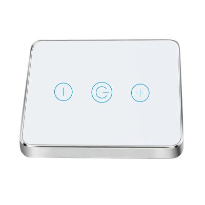 China Residential Tuya Zigbee Touch LED Dimmer Light Touch Voice Remote Control APP Smart Wifi Dimmer Switch for sale