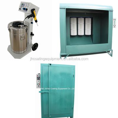 China Factory Professional Complete Powder Coat Painting System With Spray Booth And Treatment Oven For Metal Substrate for sale