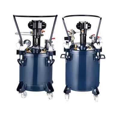 China Automatic Pneumatic Hotels Spray Paint Pressure Pot Tank With Pneumatic Mixing Agitator for sale