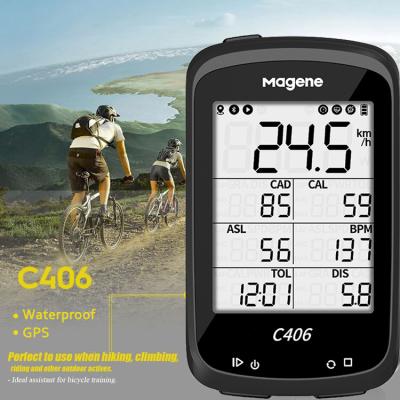 China Bike Computer Magene Cycling Gps Turning C406 Bike Computer Tachometer Manufacturer Other Bicycle Parts Qingdao for sale