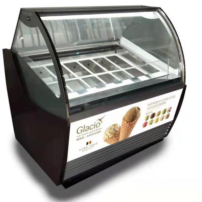 China Single-temperature Combination Refrigerator Frozen Food Ice Cream Display Showcase for sale