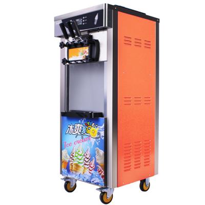 China Frozen Food Factory Commercial 3 Flavor Brave Man Soft Serve Ice Cream Making Maker Machine Commercial Ice Cream Machine for sale