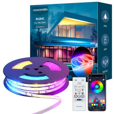 China Garden 16M RGB LED Strip Lights Color Changing BT LED Light Strip, App and Remote Control Lights with 64 Scene Modes and Music Sync for sale