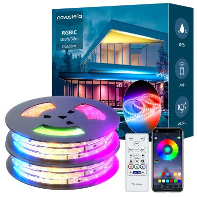 China LANDSCAPE 32M RGB LED Strip Lights Color Changing BT LED Light Strip, App and Remote Control Lights with 64 Scene Modes and Music Sync for sale