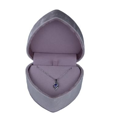 China Fashion Birthday Cosmetics Ring Gift Earrings And Necklace High Quality Creative Heart Shaped Box for sale