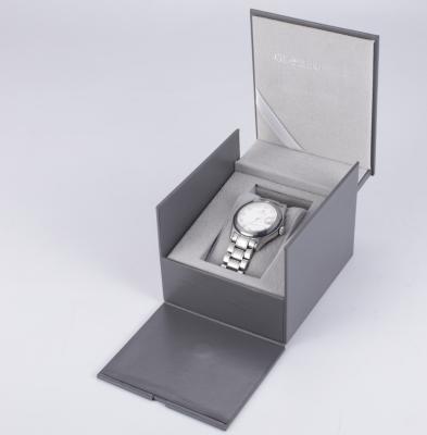 China Handmade plastic wrapped with paper watch box for sale