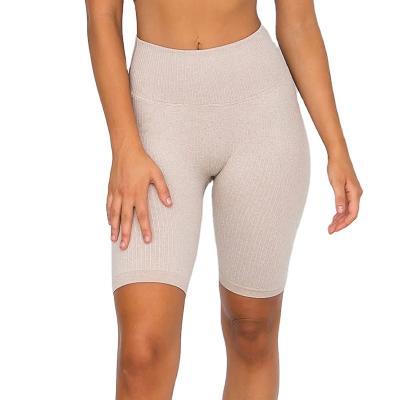 China New hot-selling high-quality tight-fitting fitness training buttocks body yoga pants summer breathable hip-lifting five-point pants for sale